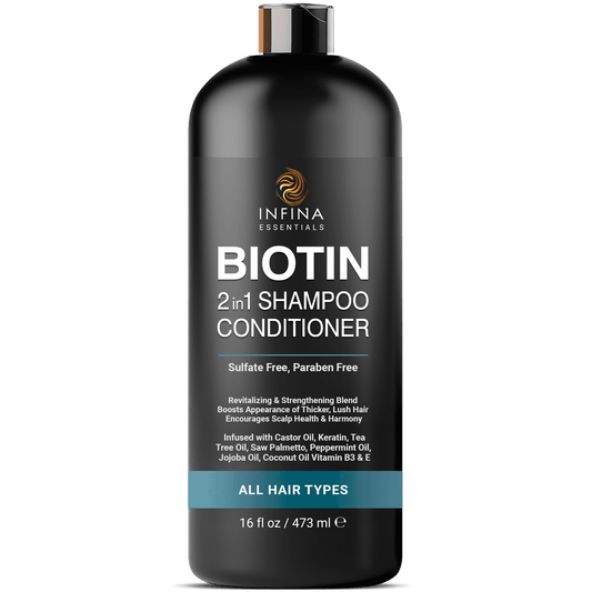 Biotin Shampoo and Conditioner 2 in 1 (16 fl oz)