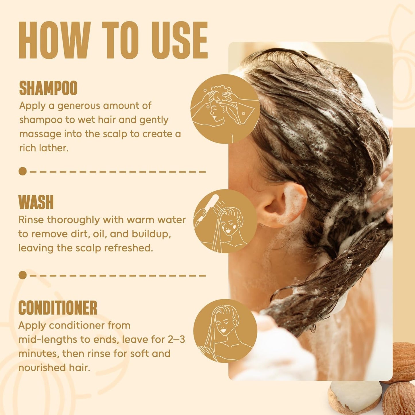 Shea Butter Shampoo and Conditioner with Batana and Argan Oil (16 floz)