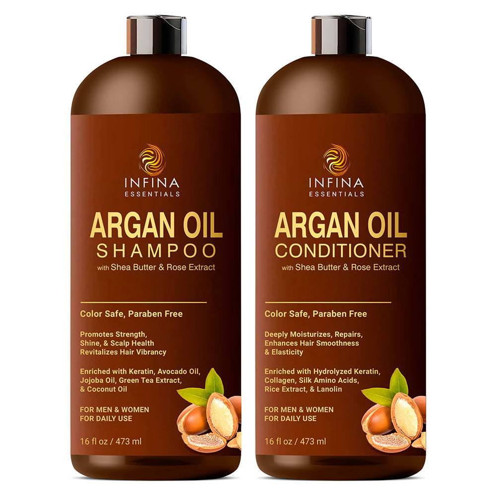 Argan Oil Shampoo and Conditioner Set (16 fl oz)