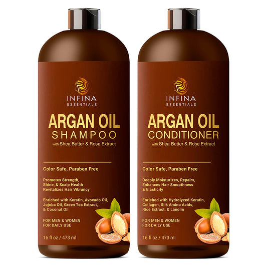 Argan Oil Shampoo and Conditioner Set (16 fl oz)