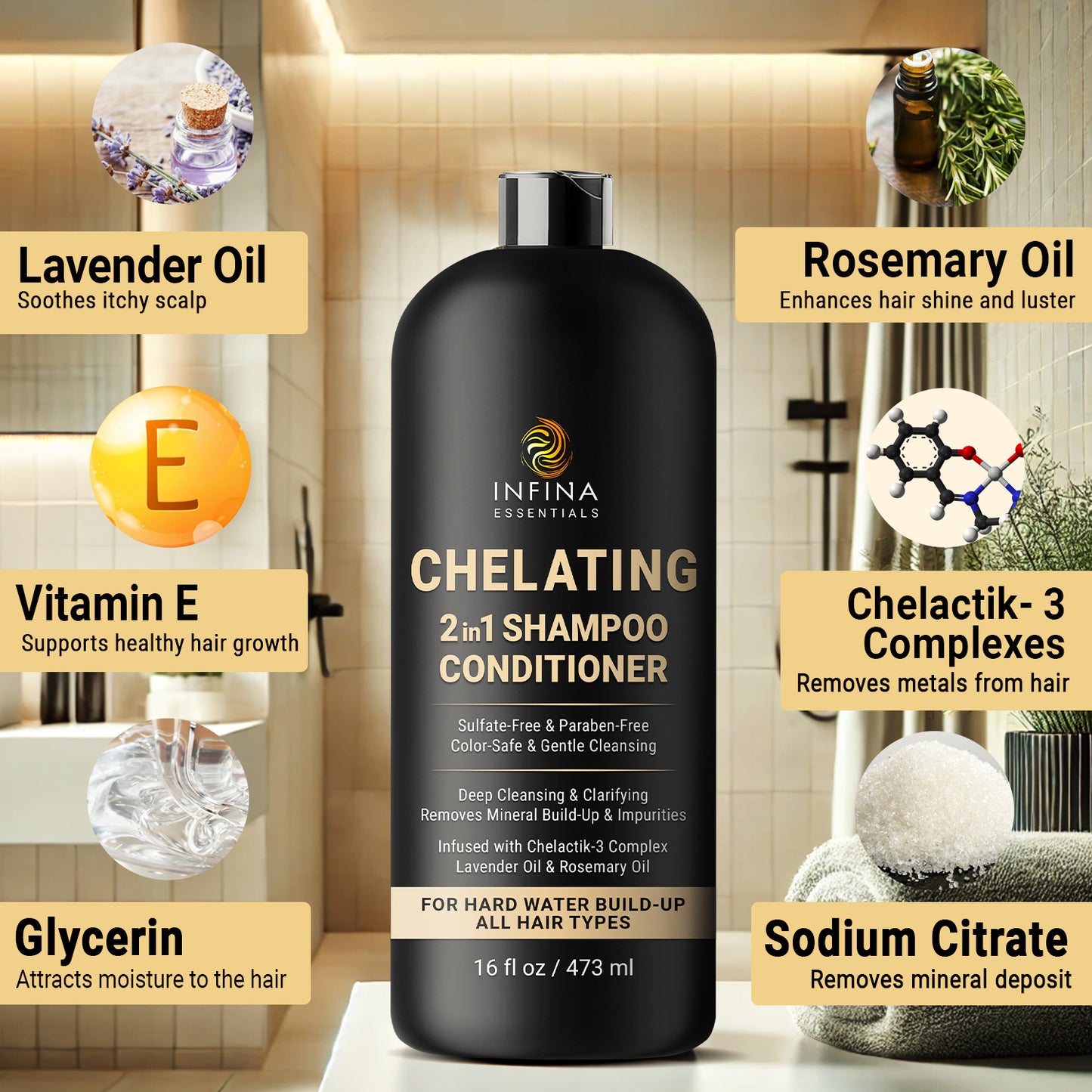 Chelating 2-in-1 Shampoo & Conditioner