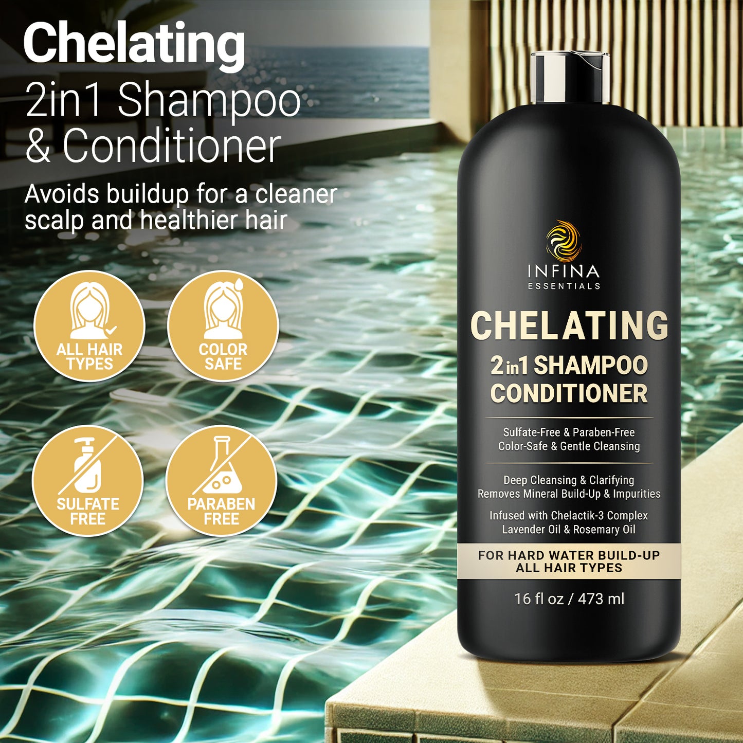 Chelating 2-in-1 Shampoo & Conditioner