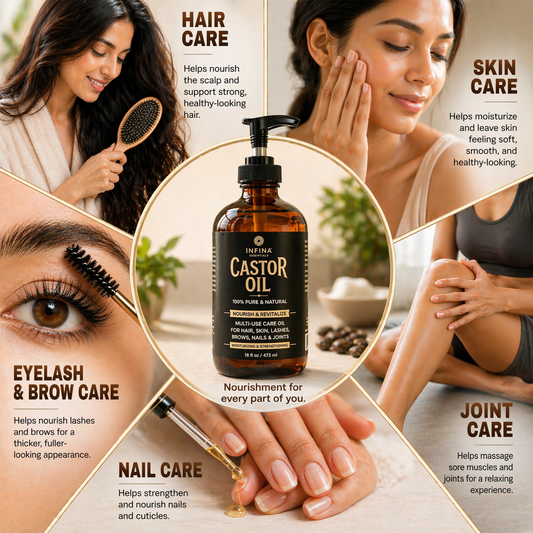 Castor Oil for Hair & Skin (16 fl oz)