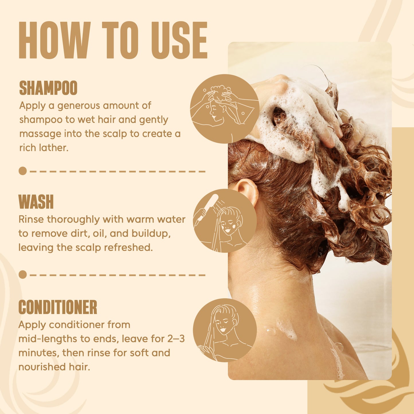 Keratin & Bamboo Shampoo and Conditioner with Batana Oil (16 floz)