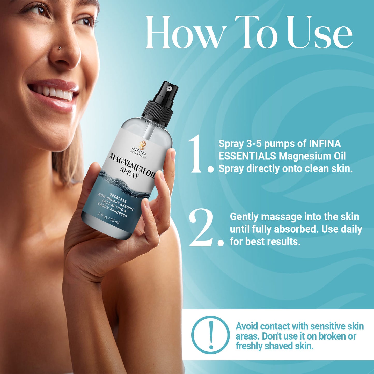 Pure Magnesium Oil Spray (2 fl oz)