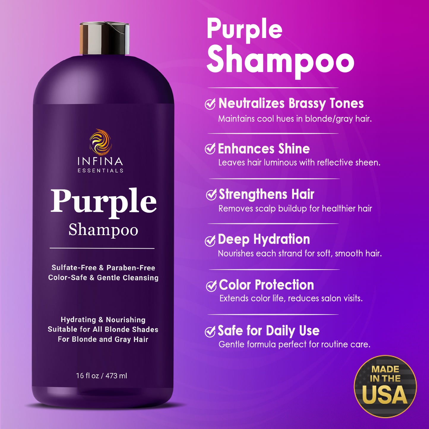 Purple Shampoo (16 fl oz)