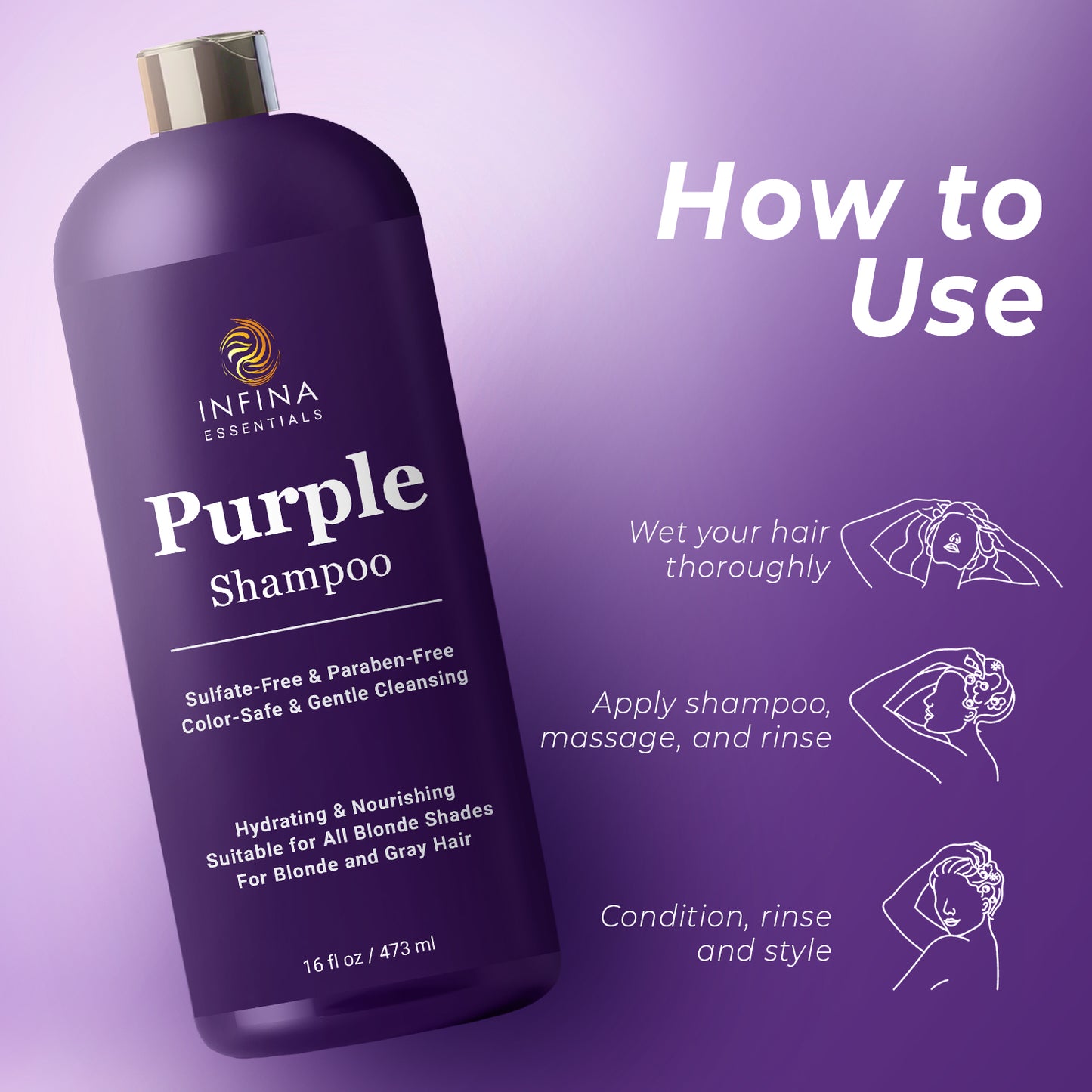 Purple Shampoo (16 fl oz)