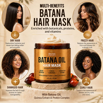 Batana Oil Hair Mask (8floz)