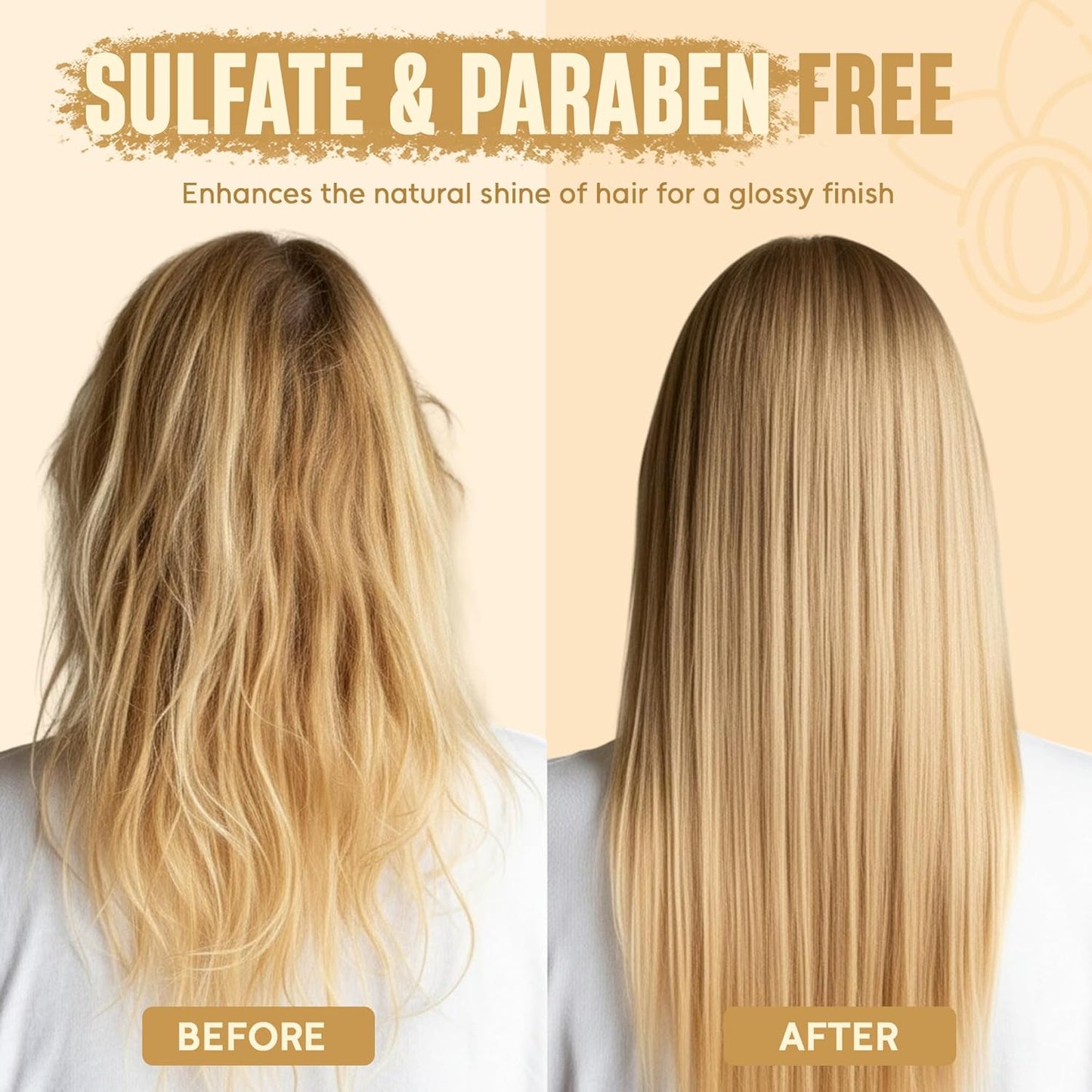 Shea Butter Shampoo and Conditioner with Batana and Argan Oil (16 floz)