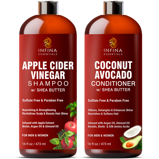 Apple Cider Vinegar Shampoo and Conditioner (16 fl oz)