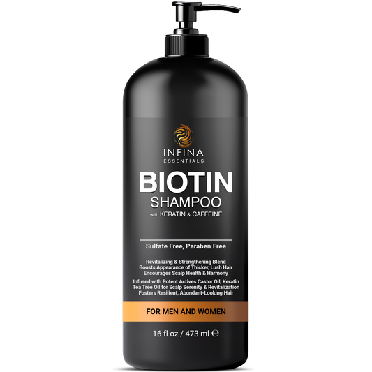 Biotin Shampoo with Caffeine & Keratin (16 fl oz)
