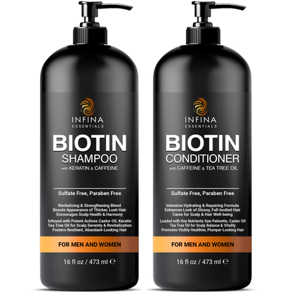 Biotin Shampoo and Conditioner (16 fl oz)