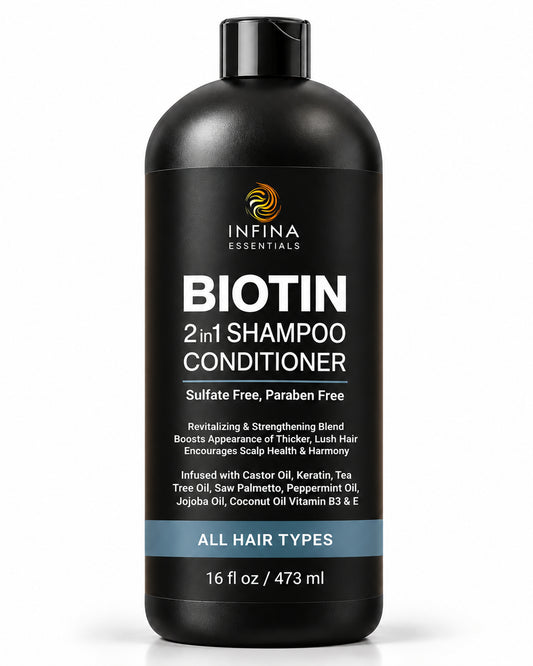 Biotin Shampoo and Conditioner 2 in 1 (16 fl oz)