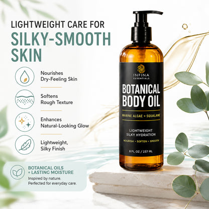 Botanical Body Oil for Dry Skin (8floz)