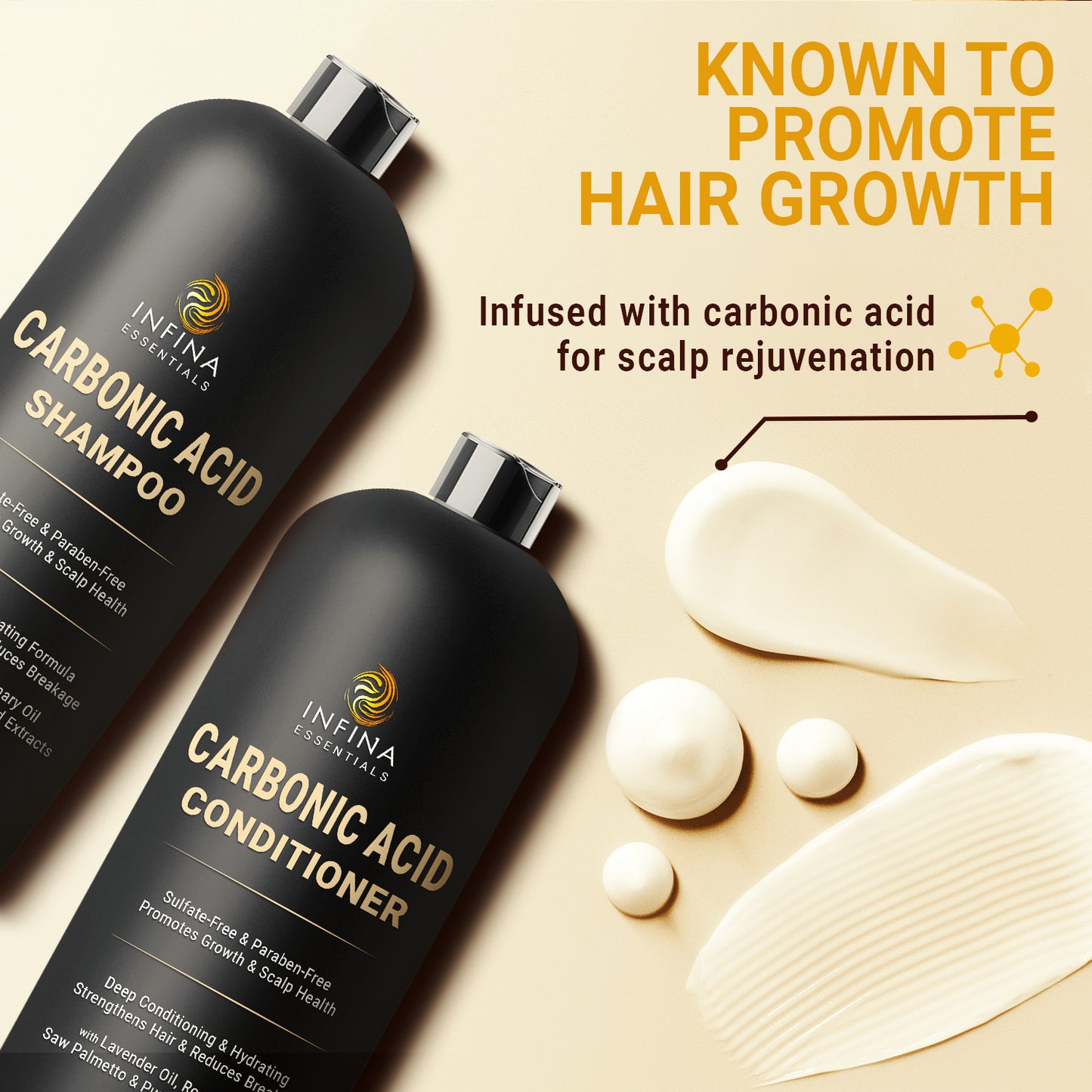 Carbonic Acid Shampoo & Conditioner (16 fl oz)