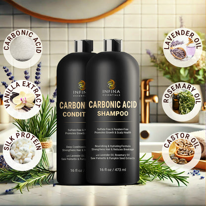 Carbonic Acid Shampoo & Conditioner (16 fl oz)