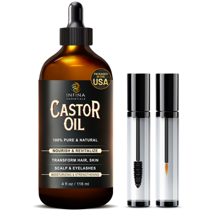 Castor Oil Cold Pressed Unrefined (4 fl oz)