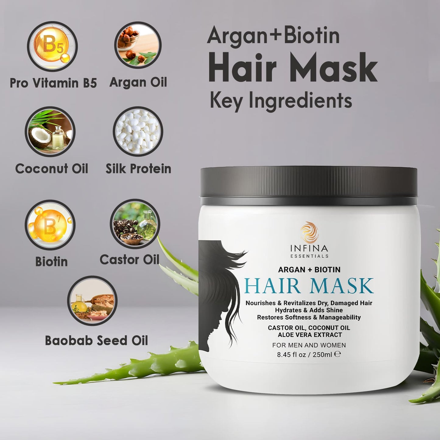 Argan + Biotin Hair Mask (8.45 fl oz)