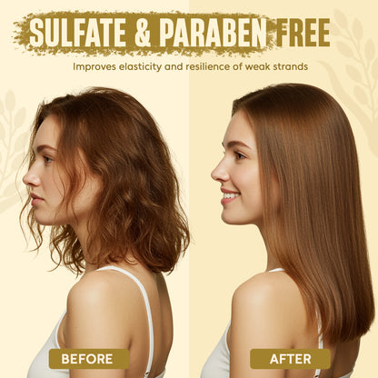 Rice Protein Shampoo and Conditioner  with Batana Oil & Ginseng (16 floz)