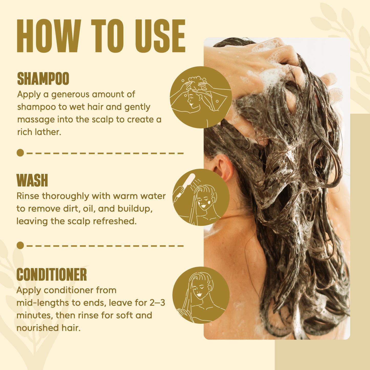 Rice Protein Shampoo and Conditioner  with Batana Oil & Ginseng (16 floz)