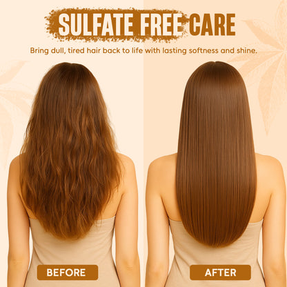 Castor Oil Shampoo and Conditioner Set with Batana Oil (16 floz)