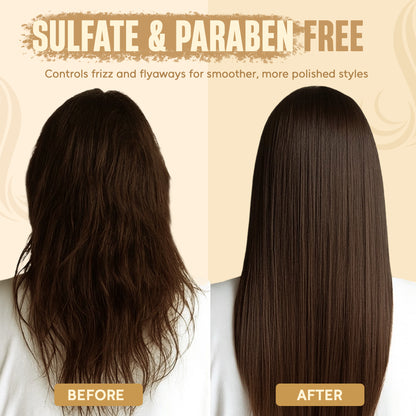 Keratin & Bamboo Shampoo and Conditioner with Batana Oil (16 floz)