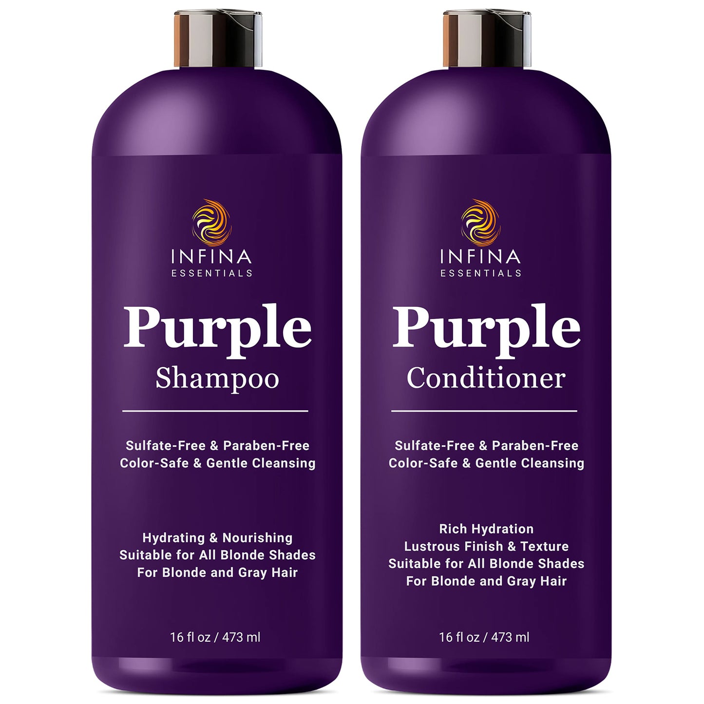 Purple Shampoo & Conditioner (16 fl oz)