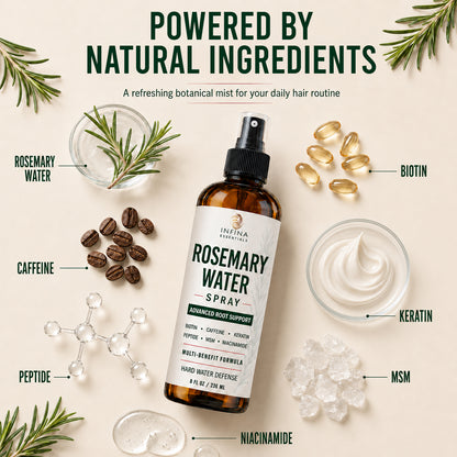 Rosemary Water Hair Spray (8floz)