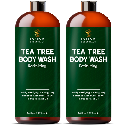 Tea Tree Body Wash for Men & Women Twin Set