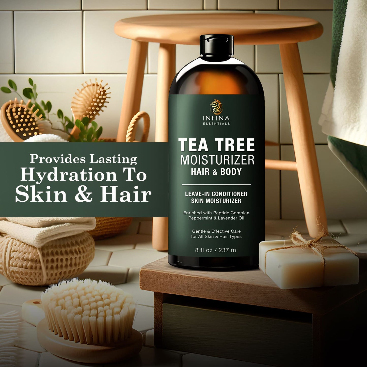 Tea Tree Hair and Body Moisturizer (8 fl oz)