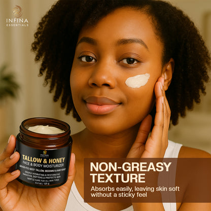Tallow and Honey Face and Body Moisturizer (4.4floz )